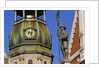 Town Hall Square, Blackheads House, St. Peter's Church, Riga, Latvia by Anonymous