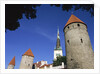 Oleviste Church, Old Town Wall, Old Town, Tallinn, Estonia by Anonymous