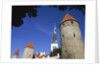 Oleviste Church, Old Town Wall, Old Town, Tallinn, Estonia by Anonymous
