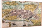 Map of Rimini from Civitates Orbis Terrarum by Anonymous