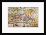 Map of Rimini from Civitates Orbis Terrarum by Anonymous