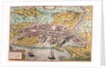 Map of Rimini from Civitates Orbis Terrarum by Anonymous