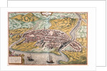 Map of Rimini from Civitates Orbis Terrarum by Anonymous