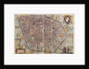 Map of Bologna from Civitates Orbis Terrarum by Anonymous