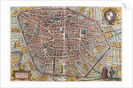 Map of Bologna from Civitates Orbis Terrarum by Anonymous