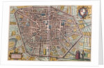 Map of Bologna from Civitates Orbis Terrarum by Anonymous