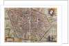 Map of Bologna from Civitates Orbis Terrarum by Anonymous