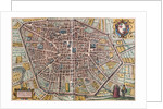 Map of Bologna from Civitates Orbis Terrarum by Anonymous