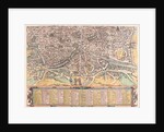 Map of Ancient Rome from Civitates Orbis Terrarum by Anonymous