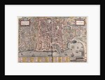 Map of Palermo from Civitates Orbis Terrarum by Anonymous