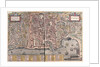 Map of Palermo from Civitates Orbis Terrarum by Anonymous