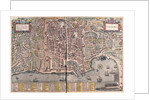 Map of Palermo from Civitates Orbis Terrarum by Anonymous