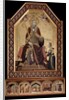 Saint Louis of Toulouse crowns Robert I, King of Naples by Simone Martini