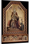 Saint Louis of Toulouse crowns Robert I, King of Naples by Simone Martini