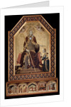 Saint Louis of Toulouse crowns Robert I, King of Naples by Simone Martini