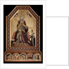 Saint Louis of Toulouse crowns Robert I, King of Naples by Simone Martini