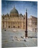 View of Saint Peter's Square in Rome by Anonymous