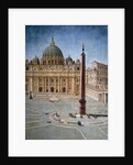View of Saint Peter's Square in Rome by Anonymous