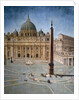 View of Saint Peter's Square in Rome by Anonymous