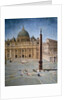 View of Saint Peter's Square in Rome by Anonymous