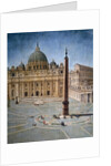 View of Saint Peter's Square in Rome by Anonymous