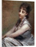 Portrait of Italian Countess Arrivabene by Daniele Ranzoni