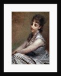Portrait of Italian Countess Arrivabene by Daniele Ranzoni
