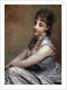 Portrait of Italian Countess Arrivabene by Daniele Ranzoni