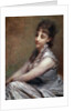 Portrait of Italian Countess Arrivabene by Daniele Ranzoni