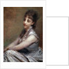 Portrait of Italian Countess Arrivabene by Daniele Ranzoni