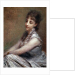 Portrait of Italian Countess Arrivabene by Daniele Ranzoni