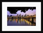 early morning Down Town Portland and Willamette River, Portland Oregon by Anonymous