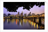 early morning Down Town Portland and Willamette River, Portland Oregon by Anonymous