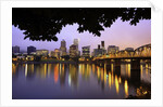 early morning Down Town Portland and Willamette River, Portland Oregon by Anonymous