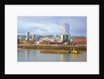 storm over portland and Willamette River, Portland, Oregon by Anonymous