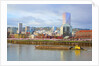 storm over portland and Willamette River, Portland, Oregon by Anonymous