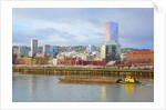storm over portland and Willamette River, Portland, Oregon by Anonymous