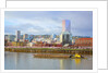storm over portland and Willamette River, Portland, Oregon by Anonymous