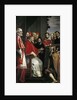 Michelangelo presents his plans for Santa Caterina della Ruota by Anonymous