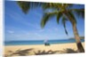 Vacationing couple's beach chair and umbrella on Hulupo'e Beach; Manele Bay; Lanai; Hawaii by Anonymous