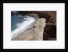 Couple walking on secluded beach at Shark's cove, Lanai, Hawaii MR by Anonymous