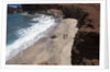 Couple walking on secluded beach at Shark's cove, Lanai, Hawaii MR by Anonymous