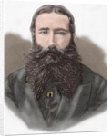 Leopold II of Belgium (1835-1909). Engraving. Colored. by Anonymous