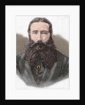 Leopold II of Belgium (1835-1909). Engraving. Colored. by Anonymous