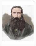 Leopold II of Belgium (1835-1909). Engraving. Colored. by Anonymous