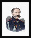 Count of Kotzebue. Engraving. Colored. by Anonymous