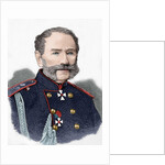 Count of Kotzebue. Engraving. Colored. by Anonymous