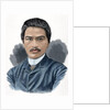 Juan Luna Novicio (1857-1899). Engraving. Colored. by Anonymous