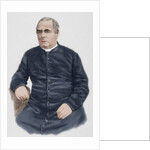 Sebastian Kneipp (1821-1897). Engraving. Colored. by Anonymous