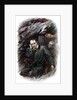 Portrait of french poet Charles Baudelaire surrounded by ghosts by Anonymous